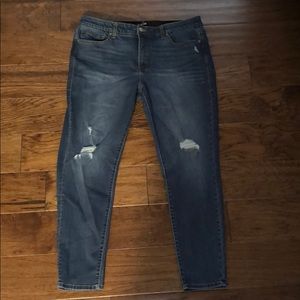 Lula Roe Distressed standard denim